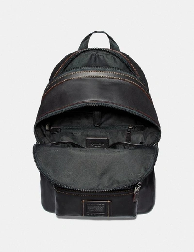 Shop Coach Academy Backpack In Ji/black