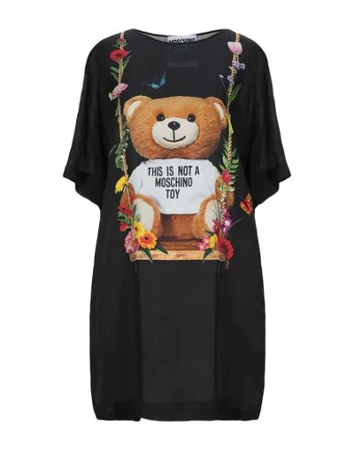 Shop Moschino Woman Mini Dress Black Size 4 Viscose