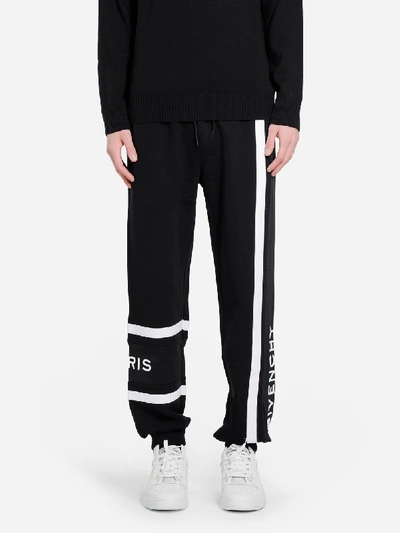 Shop Givenchy Trousers In Black & White