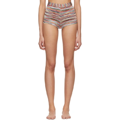Shop Missoni Multicolor  Mare Striped Shorts In Sm0w6 Mult