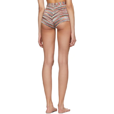 Shop Missoni Multicolor  Mare Striped Shorts In Sm0w6 Mult