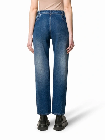 Shop Burberry Denim Jeans In Blue