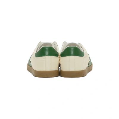 Shop Lanvin Off-white And Green Jl Sneakers In 0240 Ecrugr