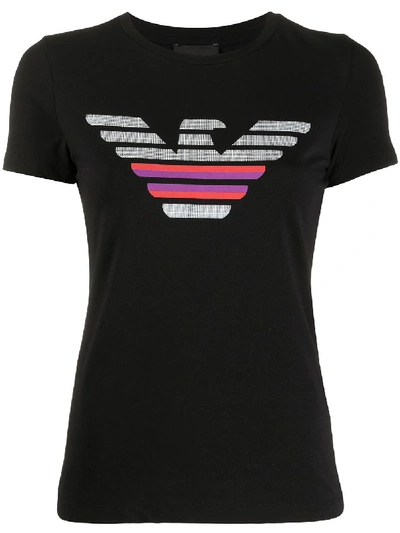 Shop Emporio Armani T-shirt With Logo In Black