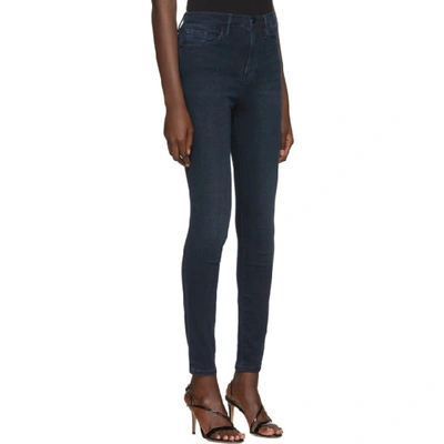 Shop Frame Blue Le High Skinny Jeans In Galloway