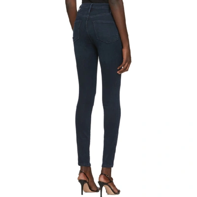 Shop Frame Blue Le High Skinny Jeans In Galloway