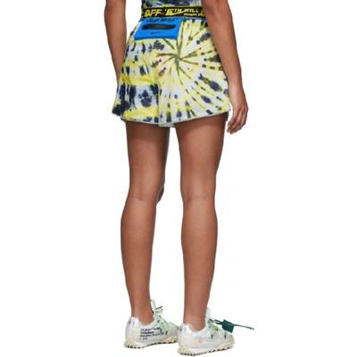 Shop Nike Multicolor Off-white Edition Tie-dye Nrg Shorts In 702 Volt