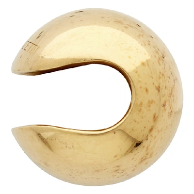 Shop Alan Crocetti Gold Sphere 15 Single Ear Cuff