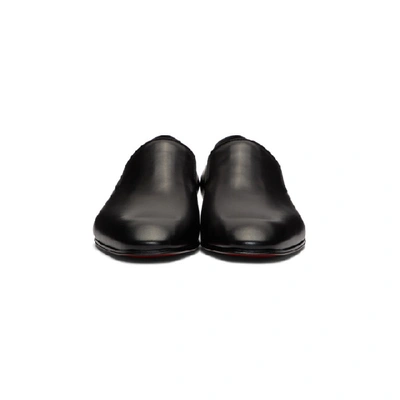 Shop Christian Louboutin Black Dandelion Loafers In Bk01 Black