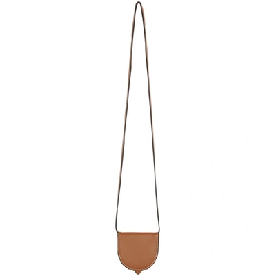 Shop Loewe Tan Mini Heel Pouch In 2530 Tan