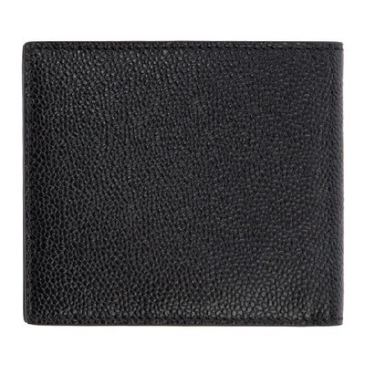 Shop Thom Browne Black Classic Billfold Wallet In 001 Black