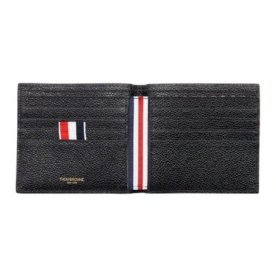 Shop Thom Browne Black Classic Billfold Wallet In 001 Black