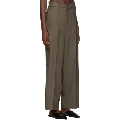 Shop Arch The Brown Straight Trousers