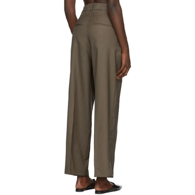 Shop Arch The Brown Straight Trousers