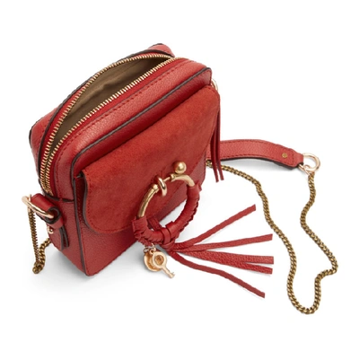 Shop See By Chloé See By Chloe Red Joan Camera Bag In 665 Rdntred