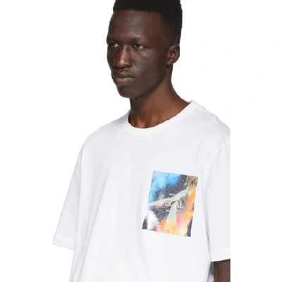 Shop Juun.j White Decal T-shirt In 1 White