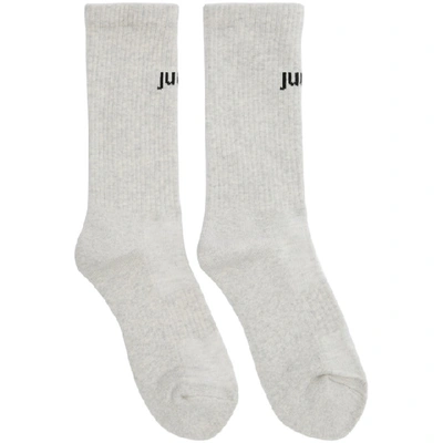 Shop Juunj Juun.j Four-pack Camo And Colorblock Socks In 5 Black