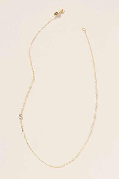 Shop Maya Brenner 14k Gold Asymmetrical Numeral Necklace