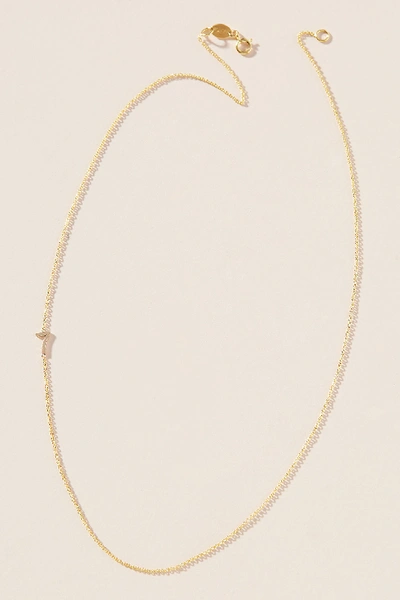 Shop Maya Brenner 14k Gold Asymmetrical Numeral Necklace