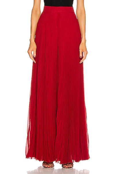 Shop Max Mara Pagode Pant In Red