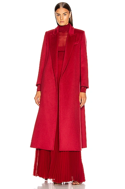 Shop Max Mara Kriss Coat In Red