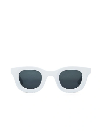 Shop Thierry Lasry X Rhude White 'rhodeo' Sunglasses In Grey
