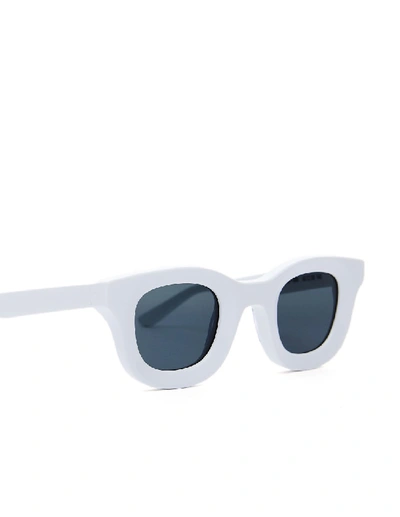 Shop Thierry Lasry X Rhude White 'rhodeo' Sunglasses In Grey