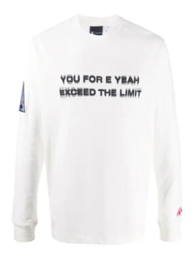 Shop Adidas Originals By Alexander Wang Exceed The Limit Long Sleeve T-shirt In White