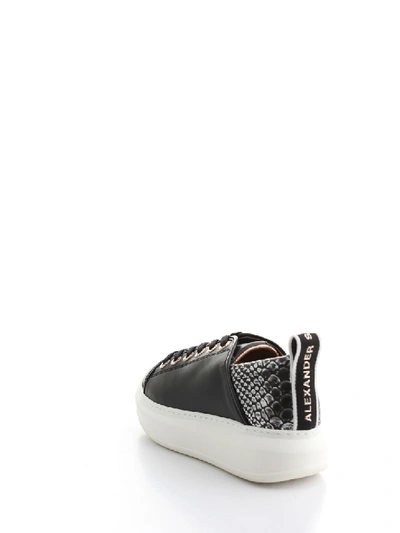 Shop Alexander Smith Leather Sneakers In Black