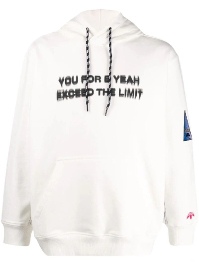 Shop Adidas Originals By Alexander Wang Exceed The Limit Hoodie In White