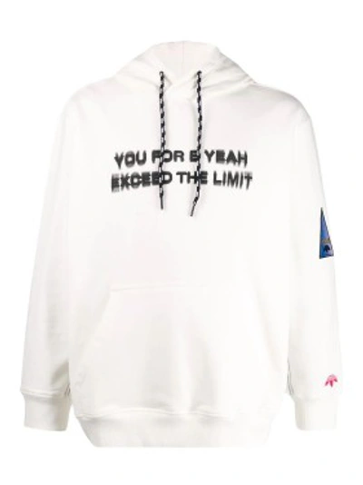 Shop Adidas Originals By Alexander Wang Exceed The Limit Hoodie In White