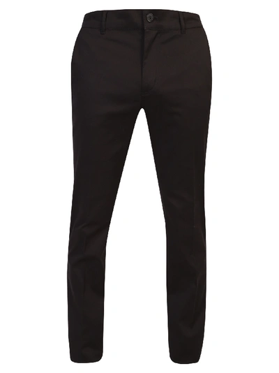 Shop Givenchy Chino Trousers In Black