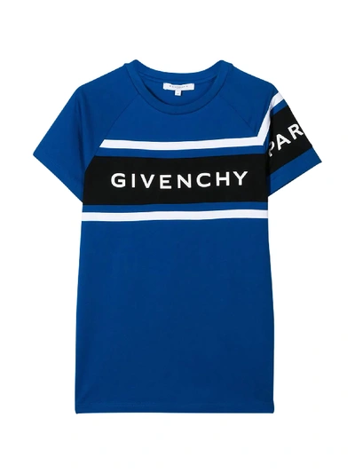 Shop Givenchy Blue T-shirt