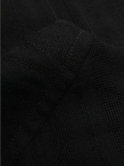 Shop Saint Laurent Wool Long Dress In Black
