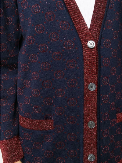 Shop Gucci Fine Wool Cardigan In Red