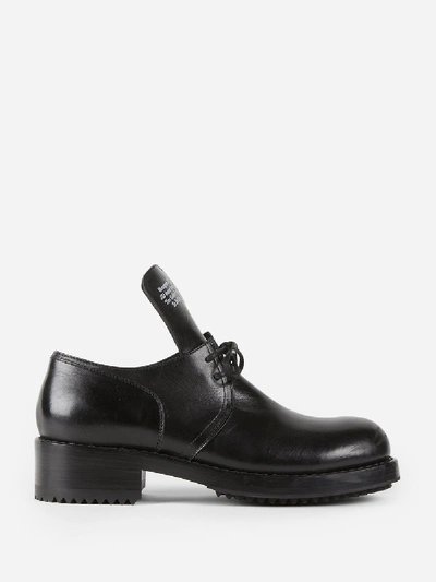 Shop Raf Simons Lace Ups In Black