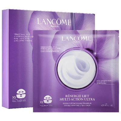 Shop Lancôme Rènergie Lift Multi-action Ultra Double-wrapping Cream Face Mask 5 Sheet Masks