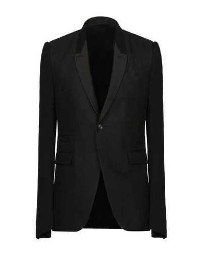 Shop Rick Owens Suit Jackets In Black