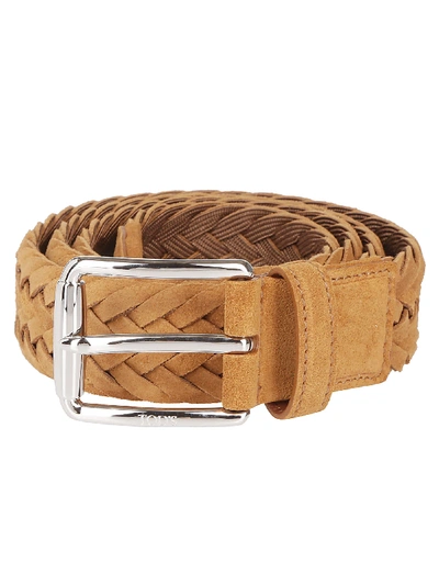 Shop Tod's Brown Woven Belt