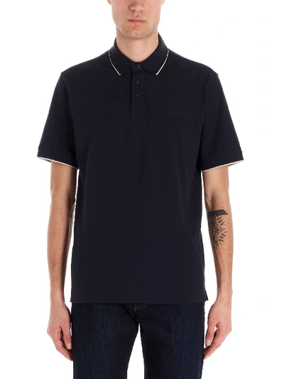 Shop Z Zegna Polo In Blue