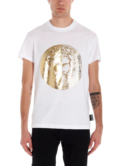 Shop Versace Jeans Couture Adriano T-shirt In White