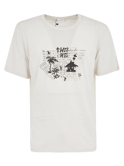 Shop Saint Laurent This T-shirt In White