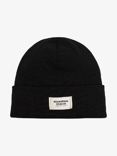 Shop Pas Normal Studios X Diemme Black Merino Beanie