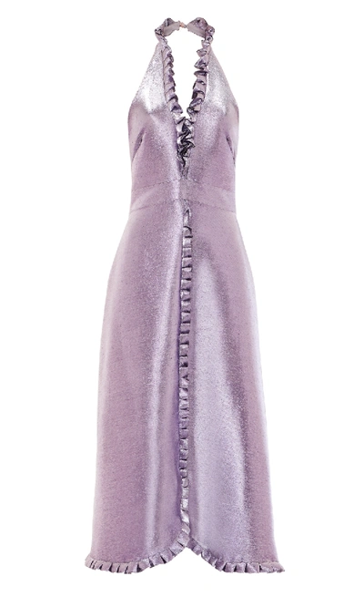 Shop Temperley London Moon Garden Dress, Lavender-uk12