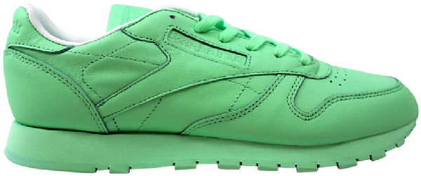 mint green reebok classics