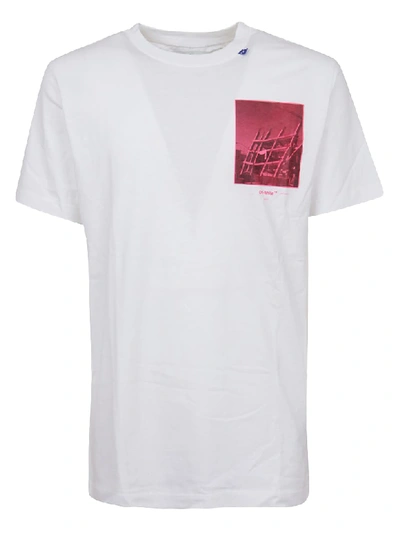 Pre-owned Off-white  Halftone Arrows T-shirt White/pink