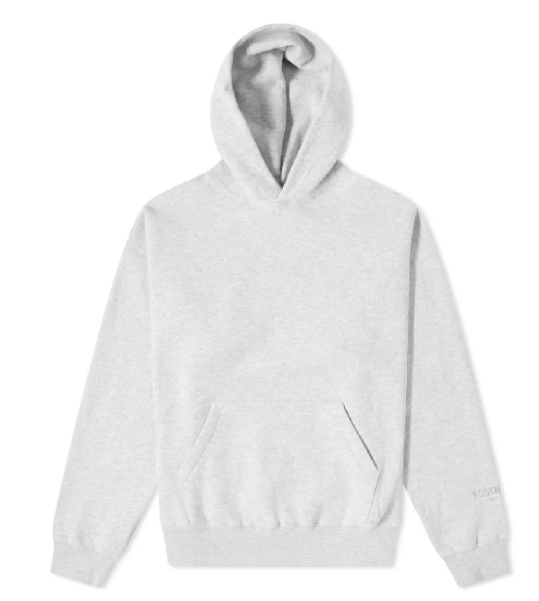 fear of god essentials 3m logo pullover hoodie black