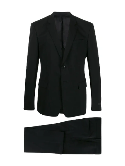 Shop Prada Single-breasted Two-piece Suit In Black