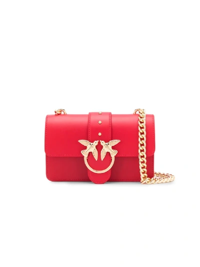 Shop Pinko Love Crossbody Bag In Red