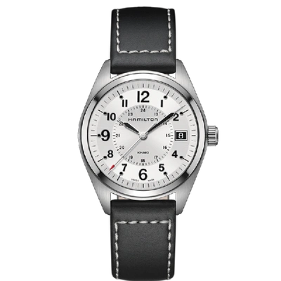 Shop Hamilton Khaki Field Quartz In Silver